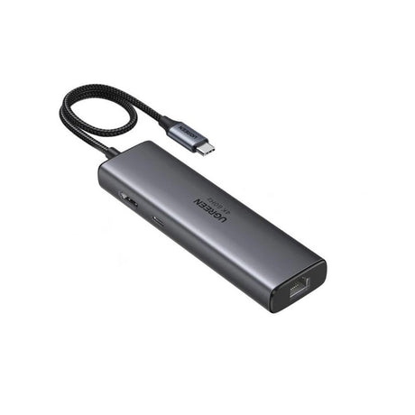 Hub Ugreen CM512 (45000) USB-C, 2x USB3.2 / HDMI / RJ45, gri