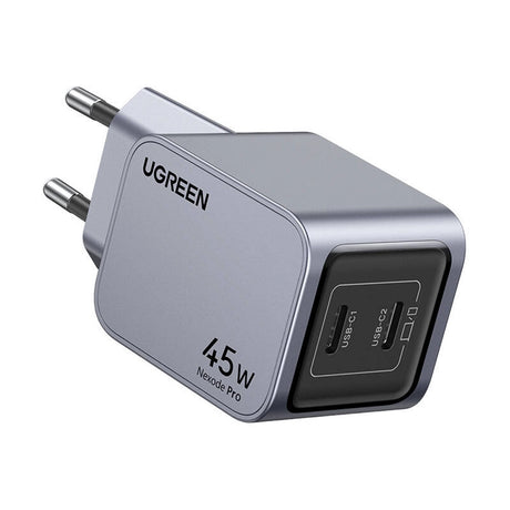 Incarcator Ugreen (35008), USB-C, 45W, QC4.0+, Gri