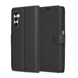 Husa de protectie Techsuit Leather Folio compatibil cu Samsung Galaxy A05s, Negru