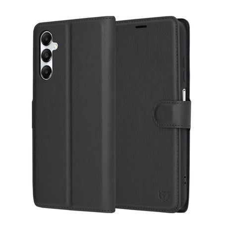 Husa de protectie Techsuit Leather Folio compatibil cu Samsung Galaxy A05s, Negru