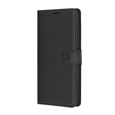 Husa de protectie Techsuit Leather Folio compatibil cu Samsung Galaxy S24 FE, Negru