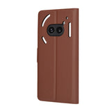 Husa de protectie Techsuit Leather Folio compatibil cu Nothing Phone (2a) / (2a) Plus, Maro