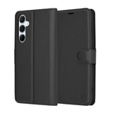 Husa de protectie Techsuit Leather Folio compatibil cu Samsung Galaxy A55 5G, Negru