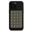 Suport Techsuit Phone (SC-PAD), Suction Pad for Selfies, Silicone, Adhesive Mount, Rectangular Shape, Gri Deschis