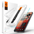 Folie de protectie Spigen Glas.tR EZ-FIT HD (AGL09429) compatibil cu Nothing Phone (3a) / (3a) Pro, Transparent