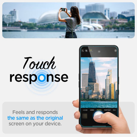 Folie sticlă Spigen Glas.tR EZ-FIT HD pentru Nothing Phone (3a) / Nothing (3a) Pro / Nothing Phone (3a) Pro, transparentă