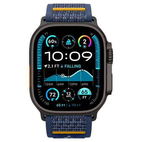 Accesoriu smartwatch Spigen Athlex Air (AMP09036) compatibil cu Apple Watch 6/7/8/9/10/11/SE/SE 2/SE 3/Ultra/Ultra 2/ Ultra 3 (44/45/46/49mm), Active Navy
