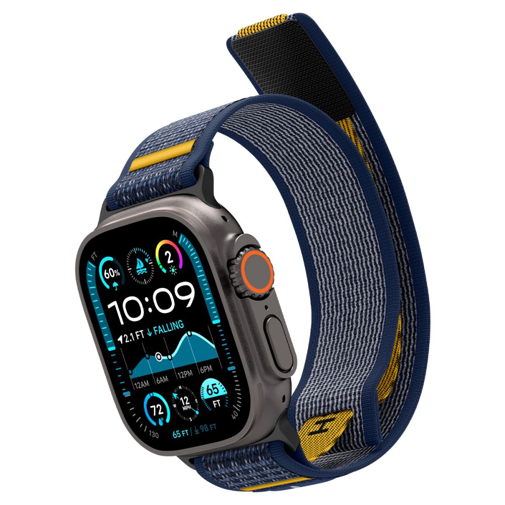 Accesoriu smartwatch Spigen Athlex Air (AMP09036) compatibil cu Apple Watch 6/7/8/9/10/11/SE/SE 2/SE 3/Ultra/Ultra 2/ Ultra 3 (44/45/46/49mm), Active Navy