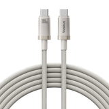 Cablu Baseus Titanium (P10378100G21-01), USB-C to Type-C, 100W, Fast Charging, 480Mbps, 2m, Galaxy Titanium Gold