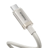 Cablu Baseus Titanium (P10378100G21-01), USB-C to Type-C, 100W, Fast Charging, 480Mbps, 2m, Galaxy Titanium Gold