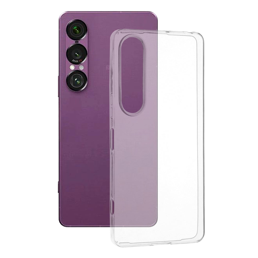Husa de protectie Techsuit Clear Silicone compatibil cu Sony Xperia 1 VII, Transparent