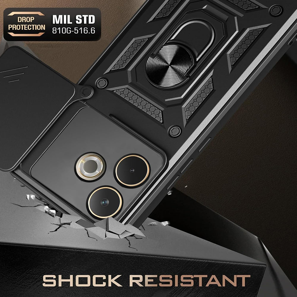 Husa de protectie Techsuit CamShield Series compatibil cu Oppo A5 Pro 4G / A5 Pro 5G, Negru