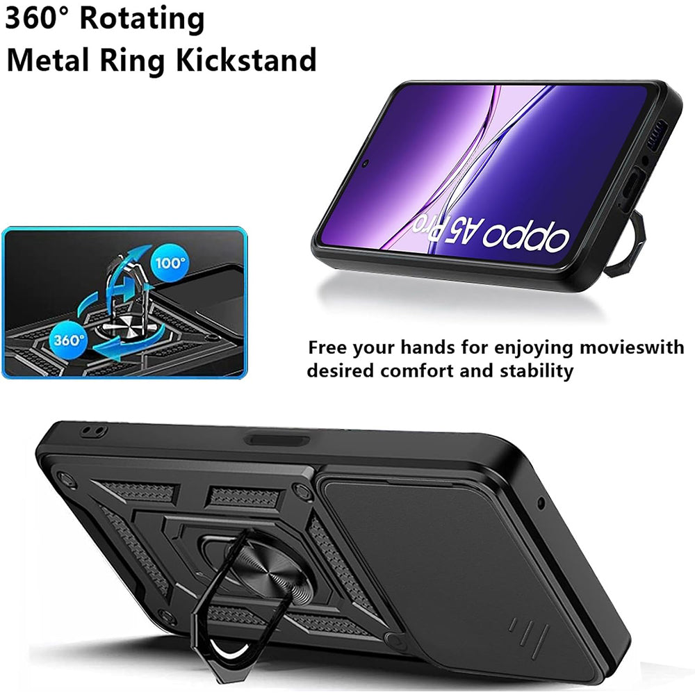 Husa de protectie Techsuit CamShield Series compatibil cu Oppo A5 Pro 4G / A5 Pro 5G, Negru