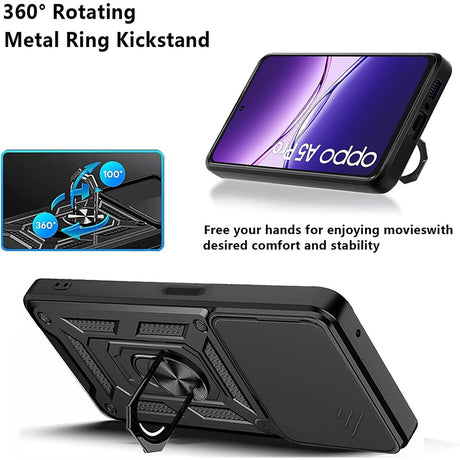Husa de protectie Techsuit CamShield Series compatibil cu Oppo A5 Pro 4G / A5 Pro 5G, Roz Auriu