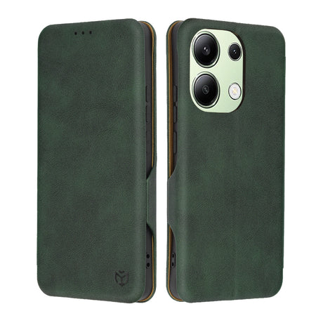 Husa de protectie Techsuit Safe Wallet Plus compatibil cu Xiaomi Redmi Note 13 4G, Verde