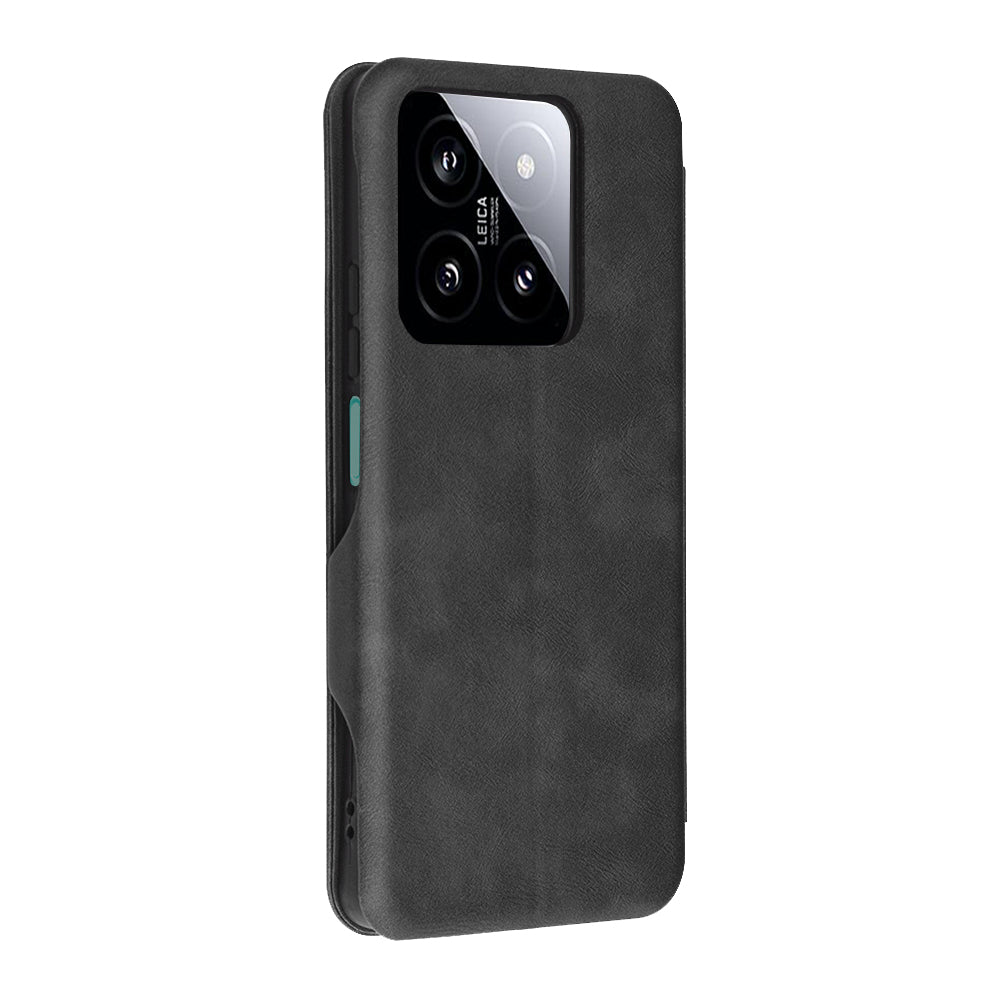 Husa de protectie Techsuit Safe Wallet Plus compatibil cu Xiaomi 14, Negru