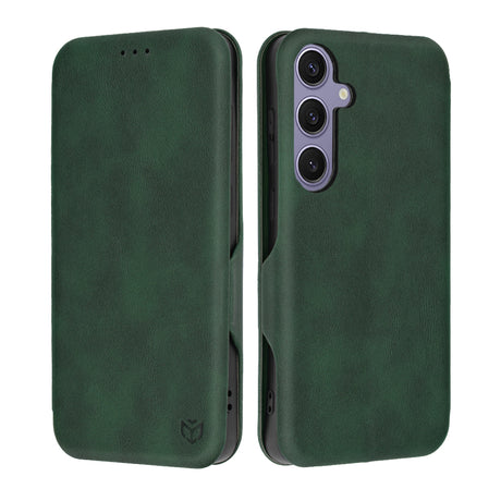 Husa de protectie Techsuit Safe Wallet Plus compatibil cu Samsung Galaxy S24 Plus, Verde