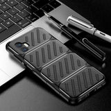 Husa de protectie Techsuit CarbonFiber compatibil cu Samsung Galaxy Xcover7 Pro, Negru