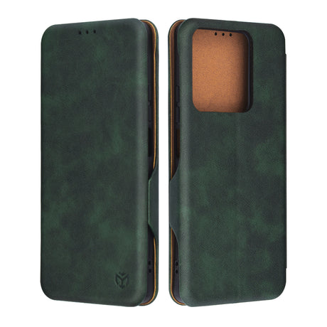 Husa de protectie Techsuit Safe Wallet Plus compatibil cu Xiaomi Redmi Note 13 5G, Verde