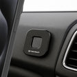 Suport Techsuit Phone Tiny Series (HOLD210), Dashboard Magnetic Grip, Multipurpose Use, Quadrilateral, 2 Metal Plates, Negru