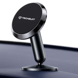 Suport Techsuit Premium TinyGrip (S11), Strong N52 Magnets, Universal Magnetic Mount, 360° Rotation, with 3M Metal Plates, Negru