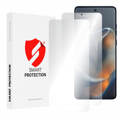 Folie de protectie Smart Protection Premium Classic (set de 2) compatibil cu Motorola Edge 60 / 60 Fusion, Transparent