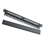 Cablu Ugreen Organizer NW128 (70424), Panel with 24 Ports, Management System, Metal, Up to 19", Negru