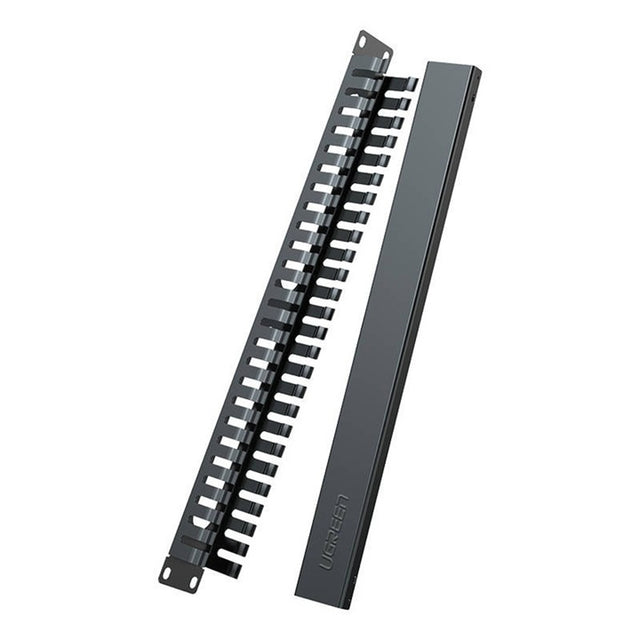 Cablu Ugreen Organizer NW128 (70424), Panel with 24 Ports, Management System, Metal, Up to 19", Negru