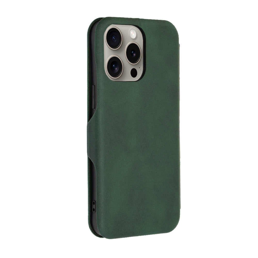 Husa de protectie Techsuit Safe Wallet Plus compatibil cu iPhone 15 Pro Max, Verde
