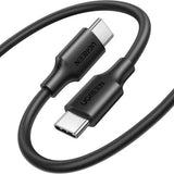 Cablu Ugreen US286 (50997), USB-C to USB-C, 3A, 60W, 1m, Negru