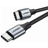 Cablu Ugreen US261 (50152), USB-C, 60W, 2m, Gri