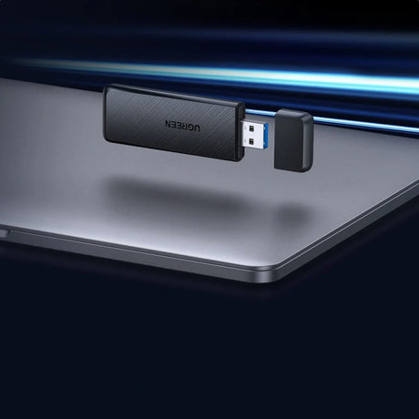 Adaptor Ugreen Wi-Fi Adapter CM492 (50340), USB, 2.4Ghz/5Ghz, Station Mode, Soft AP, 2x Internal Antenna, Negru