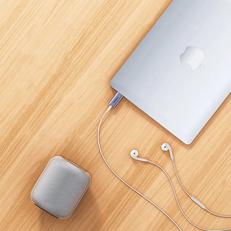 Adaptor Ugreen Audio Adapter CM383 (80864), USB to Jack 3.5mm, Stereo, Plug & Play, Supports Listening & Speaking, Gri