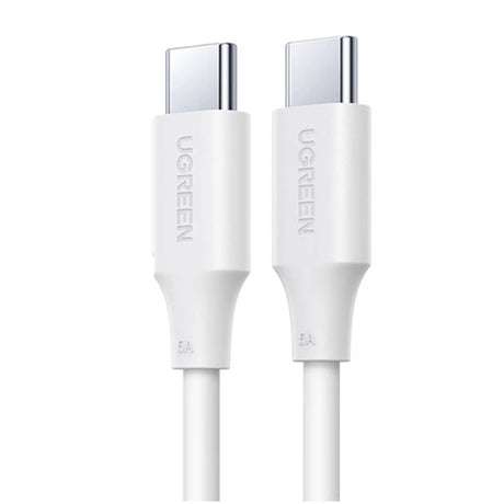 Cablu Ugreen US300 (60551), USB-C to USB-C, 5A, 100W, 1m, Alb