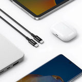 Cablu Ugreen US557 (15267), USB-C to USB-C, 5A, 100W, 1m, Alb