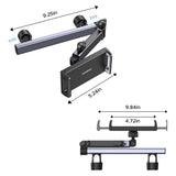 Suport Ugreen LP904 (55443), for Headrest, Dual Telescopic Arm, 360° Rotation, for Phone, Tablet up to 9.84", Negru
