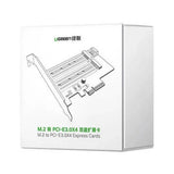 Stocare Ugreen Expansion Card CM302 (70504), M.2 SATA + M.2 NVMe to PCI-E X4, 32Gbps (PCI-E), 6Gbps (SATA), Negru