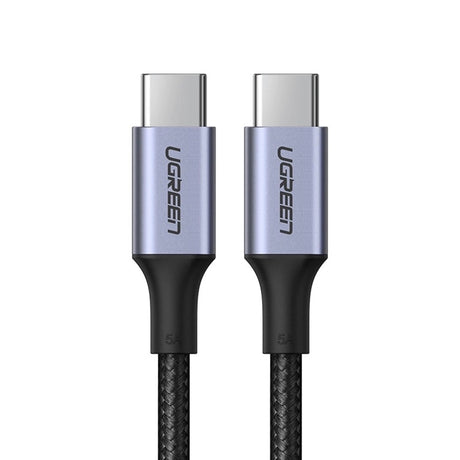 Cablu Ugreen US316 (70429), Type-C to Type-C, Fast Charging, PD100W, 5A, 480Mbps, 2m, Negru
