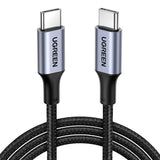 Cablu Ugreen US316 (70429), Type-C to Type-C, Fast Charging, PD100W, 5A, 480Mbps, 2m, Negru