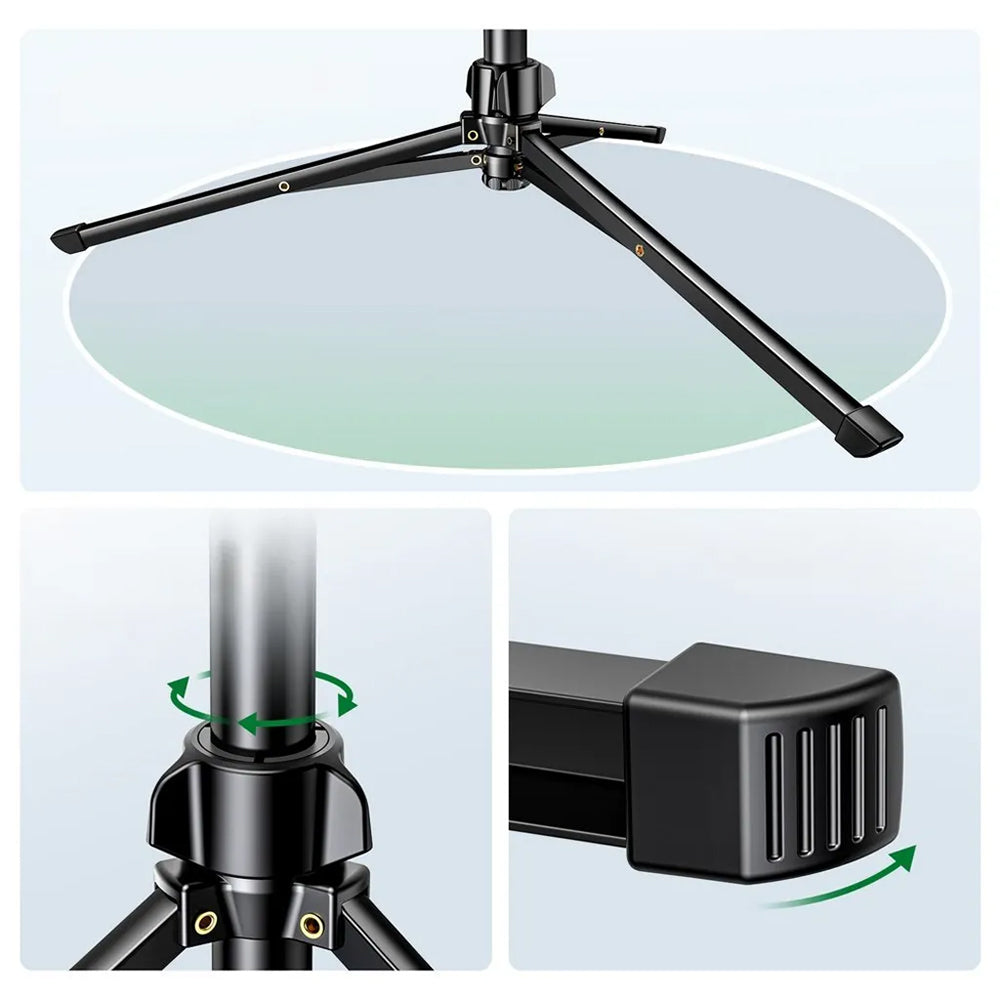 Selfie Stick Ugreen LP680 (15609), Tripod, Telecomanda Bluetooth, Negru
