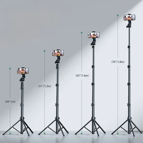 Selfie Stick Ugreen LP680 (15609), Tripod, Telecomanda Bluetooth, Negru