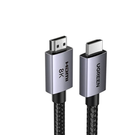Adaptor Ugreen Video Cable HD171 (25908), HDMI to HDMI, 8K@60Hz, 48Gbps High Speed, Audio-Video, 3D, eARC, HDR, 1m, Gri