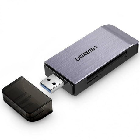 Ugreen Card Reader CM180 (50541), USB to SD/TF/CF/MS Card, Plug&Play, 512GB, 5Gbps, Gri