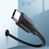 Cablu Ugreen US287 (60121), USB to Type-C, 3A, 18W, 1m, Alb