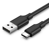 Cablu Ugreen US287 (60118), USB-C, 18W, 2m, Negru