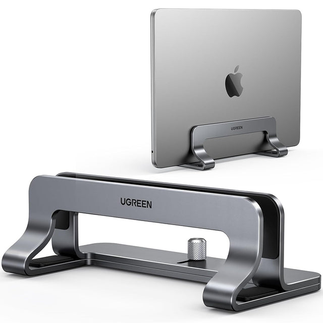 Suport Ugreen Vertical Laptop LP258 (20471), Adjustable Stand, Single Slot, Up to 15.6", Argintiu