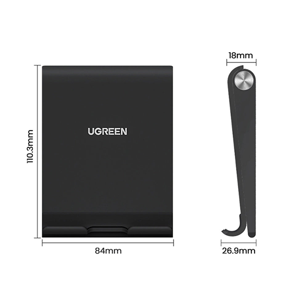 Suport Birou Ugreen LP247 (80903), Ajustabil, Pliabil, Negru