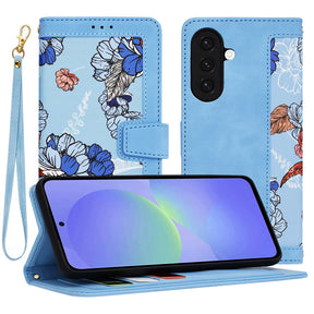 Husa de protectie Techsuit FlipCraft compatibil cu Samsung Galaxy A36 5G, Vibrant Blue