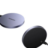 Incarcator Ugreen Wireless CD245 (30233), Qi, 15W, MagSafe, Aluminum Alloy, Strong Magnets, USB-C Cable Included, 1.5m, Gri