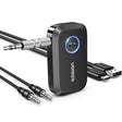 Gadget Ugreen Audio Receiver CM596 (90748), Jack 3.5mm, Bluetooth, Noise Reduction, with 1x USB-C Cable, 1x Audio Cable, Negru